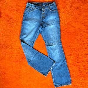 Y2K Ralph Lauren Low Rise Flare Jeans | Mid Wash | 29"